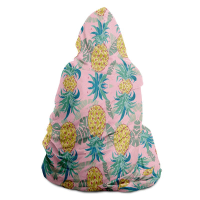 Pineapple Glaze Hooded Blanket