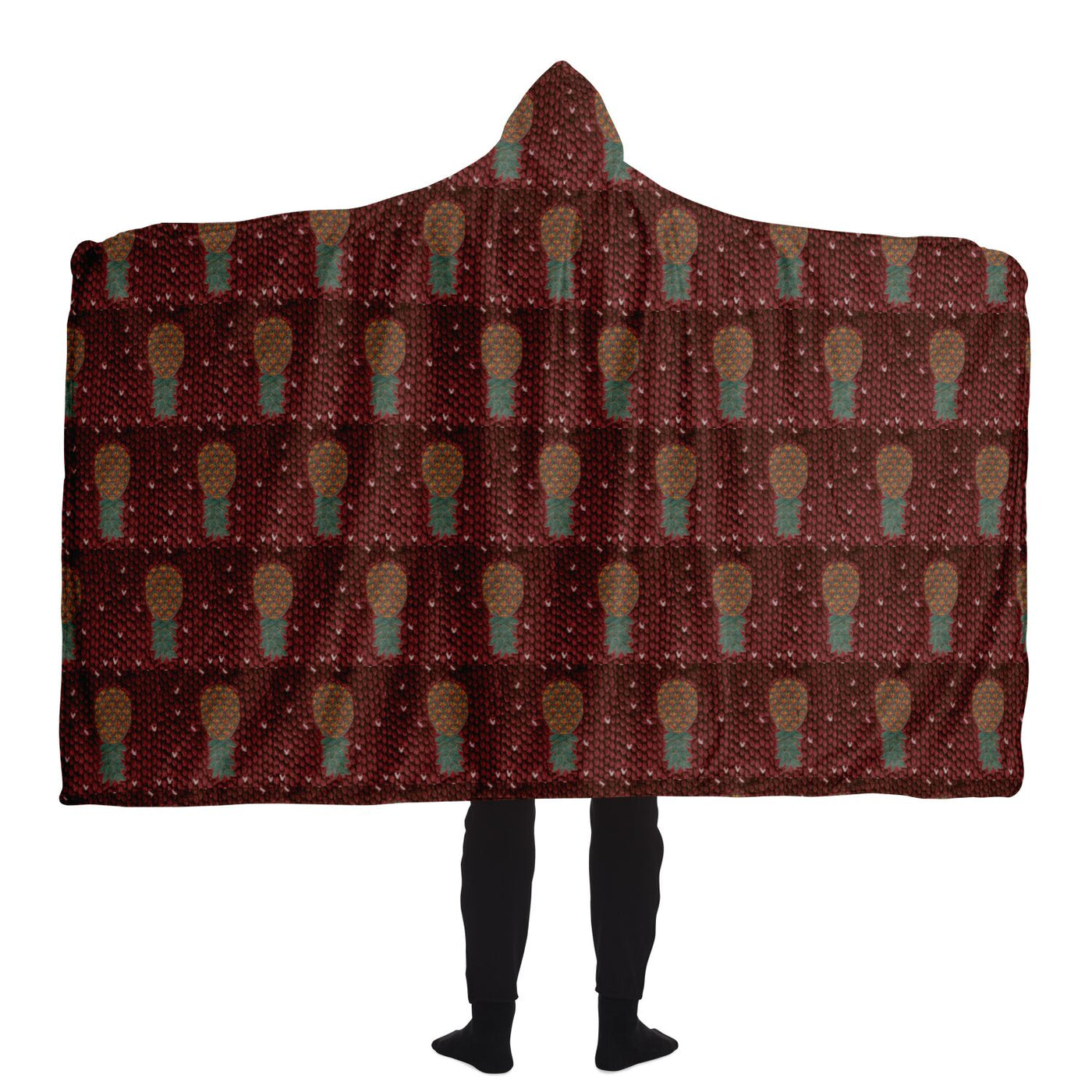 Ugly Sweater Hooded Blanket