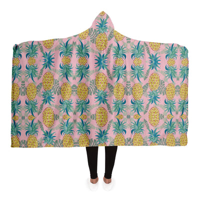 Pineapple Glaze Hooded Blanket