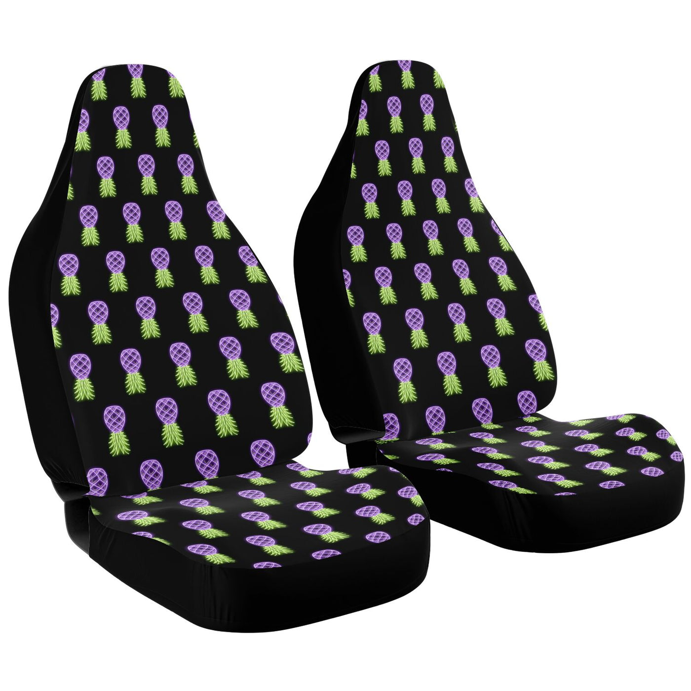 neon eggplant Car Seat Cover